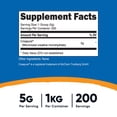 thumbnail image 2 of Suplemento de monohidrato de creatina Creapure® de Nutricost, 1 kg, 2 of 5