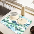 thumbnail image 6 of Ryvnso Mountain Print Dish Drying Mat for Kitchen Countertop 18x24 Large Dish Pad Drainer Rack Dish Sink Mats, 6 of 7