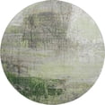 thumbnail image 2 of Addison Rugs Mayfield Premium Machine Washable Transitional Abstract Aloe Round Rug, 8' X 8' Machine Washable Transitional Abstract Aloe Oversized Sherpa Throw Blanket, 2 of 6
