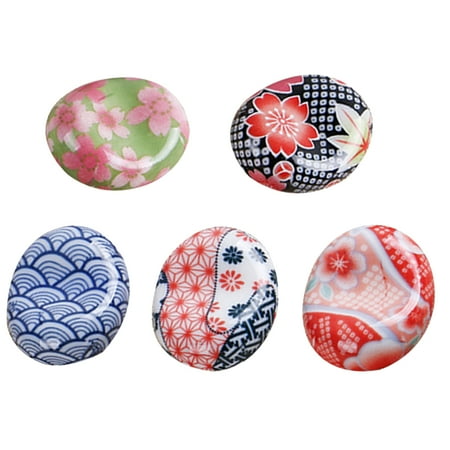 

6pcs Ceramic Chopsticks Holder Spoon Rest Rack Japanese-style Chopsticks Holder