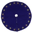 thumbnail image 1 of 52"" Royal Blue Starburst Tree Skirt, 1 of 1