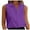 Purple, variant on Women Sleeveless Button Down Shirts Chiffon for Work and Casual Occasions