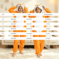thumbnail image 3 of Ruyang Kids Hooded Jumpsuit Full Zip Long Sleeve Onesie Halloween Animal Theme Party Outfit for Girls 3-8 Years, 3 of 3