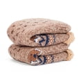 thumbnail image 4 of LEMZONE Fuzzy Slipper Socks for Men Fleece Lining Low Cut Cabin Socks with Grips Christmas Stocking Stuffers, 4 of 4