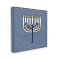 thumbnail image 3 of Patterned Hanukkah Menorah Swirls Holiday Graphic Art Gallery Wrapped Canvas Print Wall Art, 3 of 7