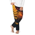thumbnail image 2 of Susaid Watercolor Glasses Guinea Pig Print Soft Teen Sleep Pants, Long Pajama Bottoms with Two Pockets and Elastic Waist, Designed for Ages 5-16-Medium, 2 of 6