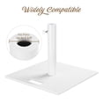 thumbnail image 4 of LAGarden 34 Lbs Umbrella Base Patio Umbrella Stand Steel Plate Outdoor Deck For Garden Market Table Poolside Balcony, 4 of 9