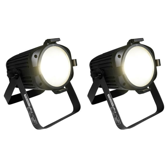 2 Chauvet EVE P-100 WW Warm White D-Fi USB DMX Wash Stage Video Broadcast Lights