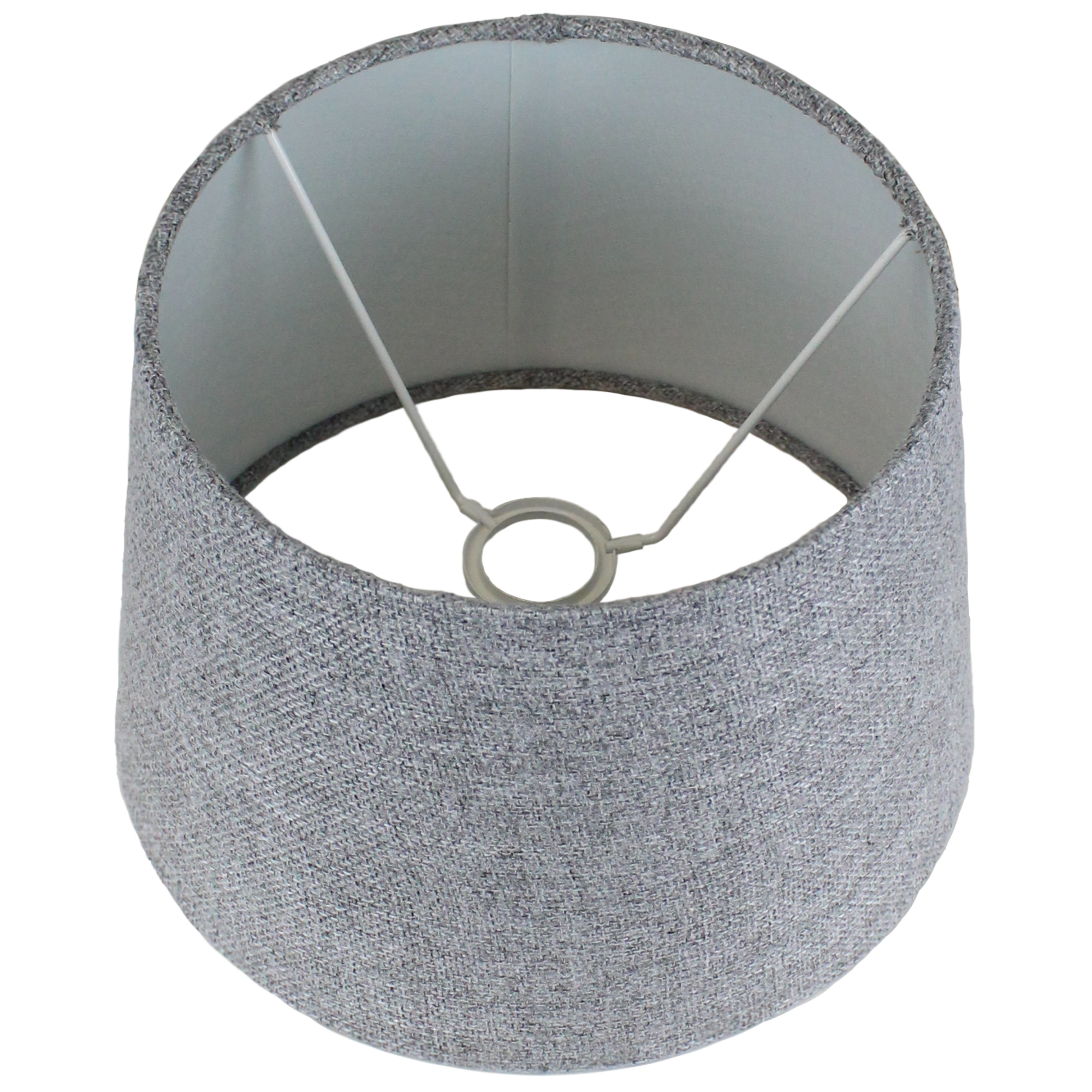 (2 pack) Better Homes & Gardens Grey Tweed Accent Lamp Shade