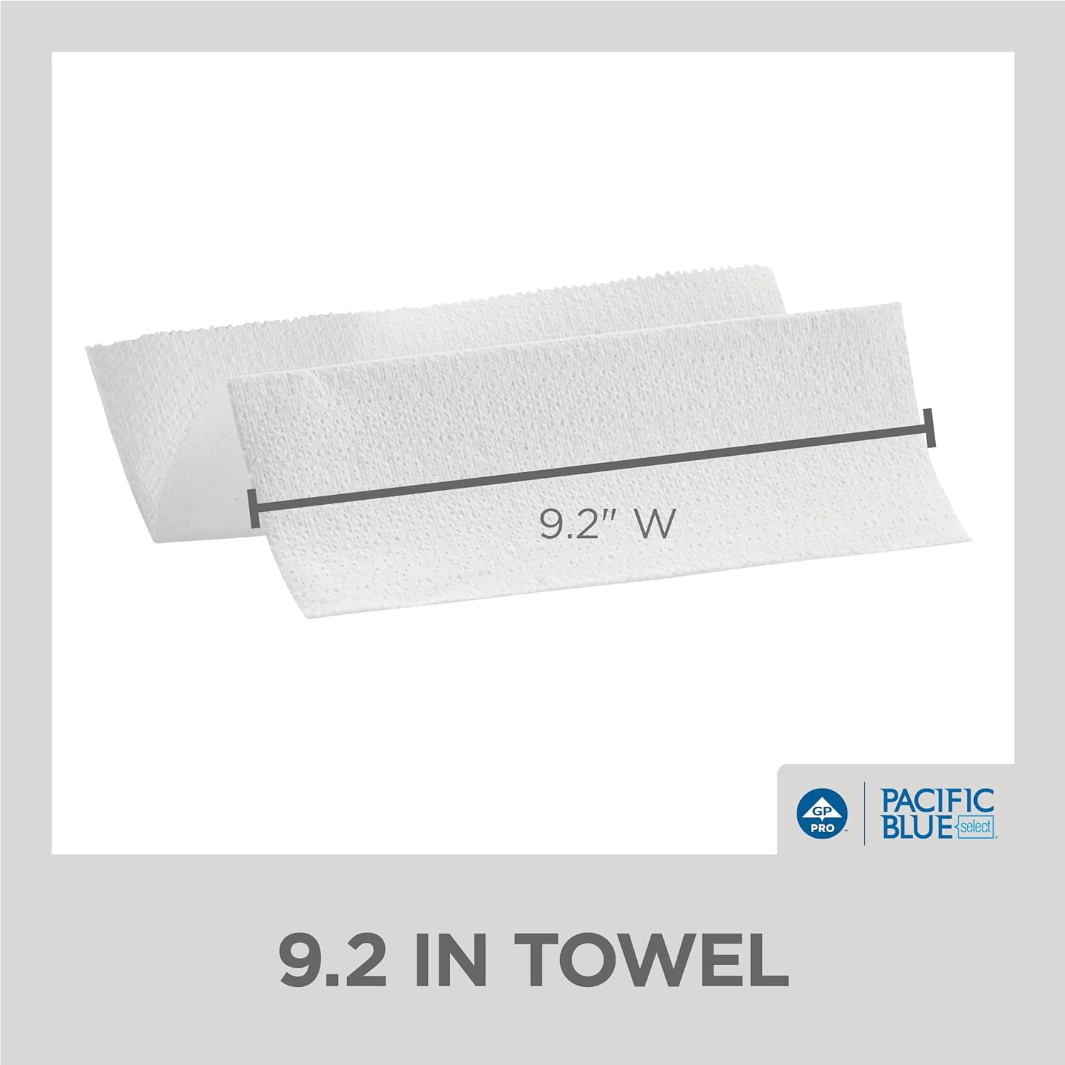 Pacific Blue Select Multifold Premium 2-Ply Paper Towels by GP PRO () White 21000 125 Paper Towels Per Pack 16 Packs Per Case