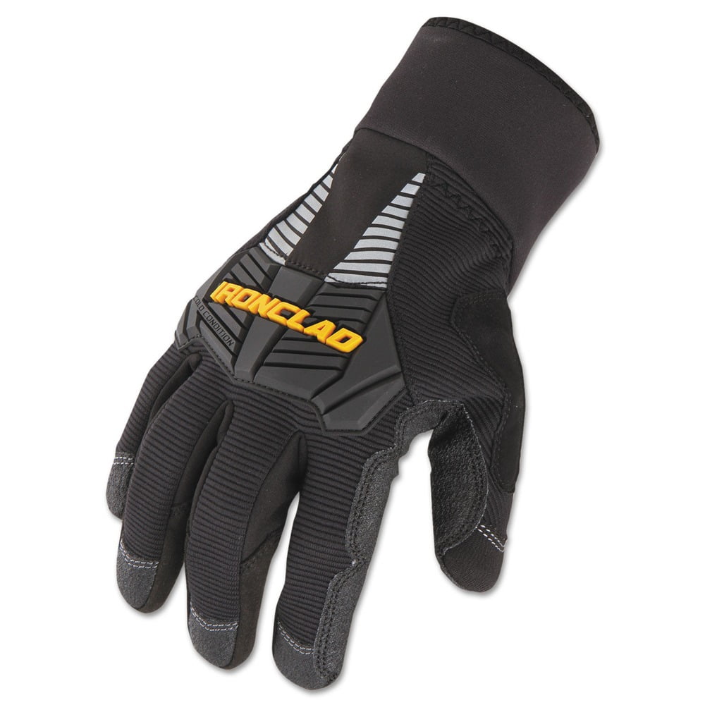 Ironclad OCTANE NITRO Knit Touchscreen Gloves - Oil Resistant Nitrile Palm, Size L (1 Pair)
