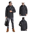 thumbnail image 3 of Sexy Dance Electric Heating Cotton Coat Men Women USB Charging Heated Jacket with Hood for Walking Camping Ice Fishing Snowb For Christmas, Birthday Gifts (10000mAH Power Supply Optional), 3 of 8