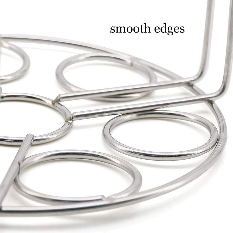 Aozita Multipurpose Stackable Egg Steamer Rack Trivet for Instant Pot  Accessories » Petagadget