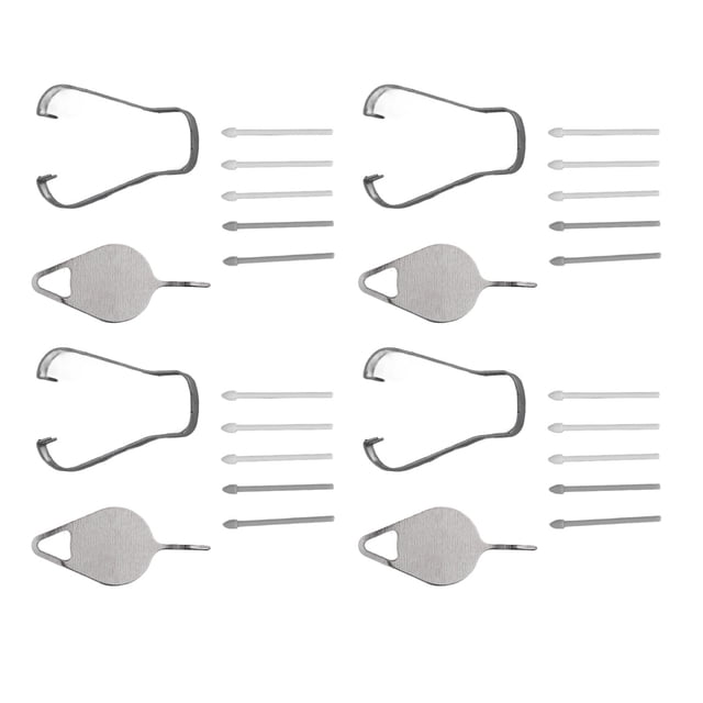20 puntas de repuesto Bling Bling para lápiz óptico Tab S6 Lite SM P610 con 4 pinzas y 4 pines eyectores