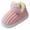 Pink, variant on XIMIN Kids Boys Girls Fuzzy Slipper Faux Fur Lined Machine Washable Cozy & Stylish Slipper Non-Slip Soft Sole Indoor House Flat Shoes Outdoor Winter Warm Slippers