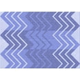 thumbnail image 1 of Ahgly Company Indoor Rectangle Patterned Jeans Blue Area Rugs, 2' x 3', 1 of 6