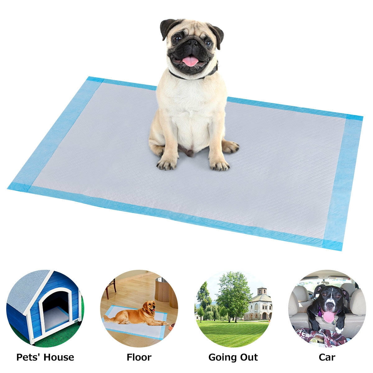 Infans 150 PCS 24" x 36" Puppy Pet Pads Dog Cat Wee Pee Piddle Pad training underpads