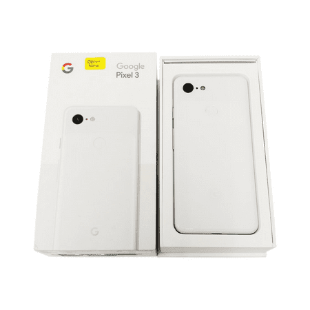 Google Pixel 3 64GB 4G LTE 4GB RAM Unlocked Phone - White - Open Box
