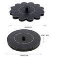 thumbnail image 6 of Harupink Solar Fountain Pump Water Fountain Floating Pump Kit Solar Fountain Garden Lawn, 6 of 8