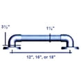 thumbnail image 2 of ARC GB1900-WH Heavy Duty 12" Grab Bar, Available in Various Colors, 2 of 3