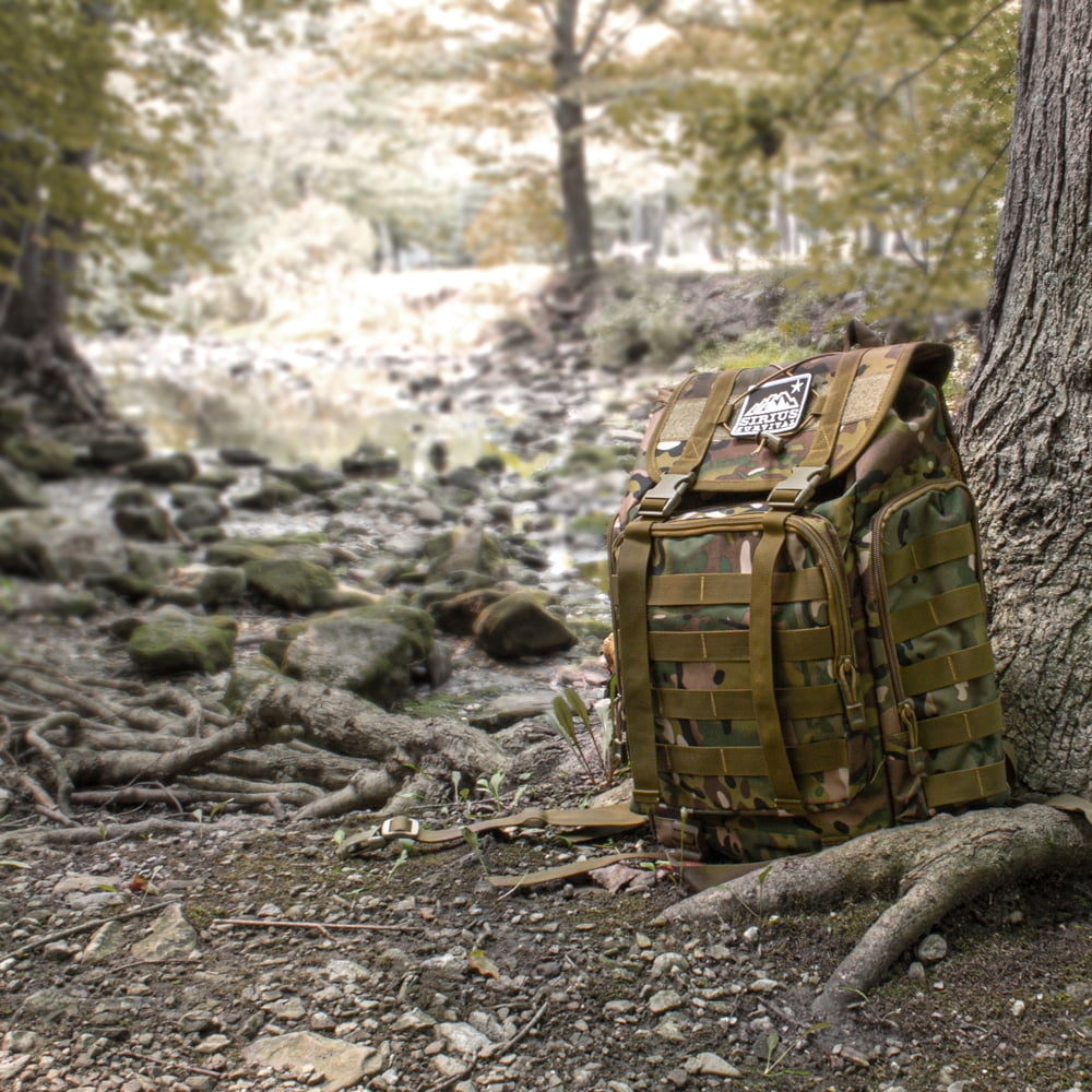 Sirius Survival 40L Hiking Backpack - Tan