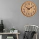 thumbnail image 5 of Reloj de Pared Nórdico Minimalista de Madera de 12 ", Alimentado Por Batería, Sin Tictac, Minimalista, Redondo, para Decoración de Pasillo Y Dormitori , Madera natural Macarena Reloj de pared, 5 of 8