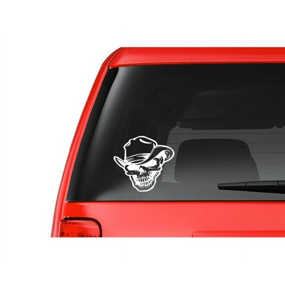 Cowboy Skull (S16) Vinyl Decal Sticker Car/Truck Laptop/Netbook Window