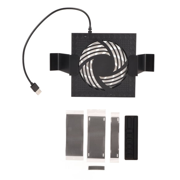 Ventilador de refrigeración para Xbox Series X, bajo nivel de ruido, 3 velocidades, puertos USB ajustables, ventilador de refrigeración RGB con filtro de cubierta antipolvo