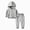 Grey, variant on 3-6 Months Toddler Baby Boy Clothes Boy Fall Winter Outfit Long Sleeve Letter Sweatshirt Plaid Jogger Pants Newborn Set Boy Clothes Gift Set