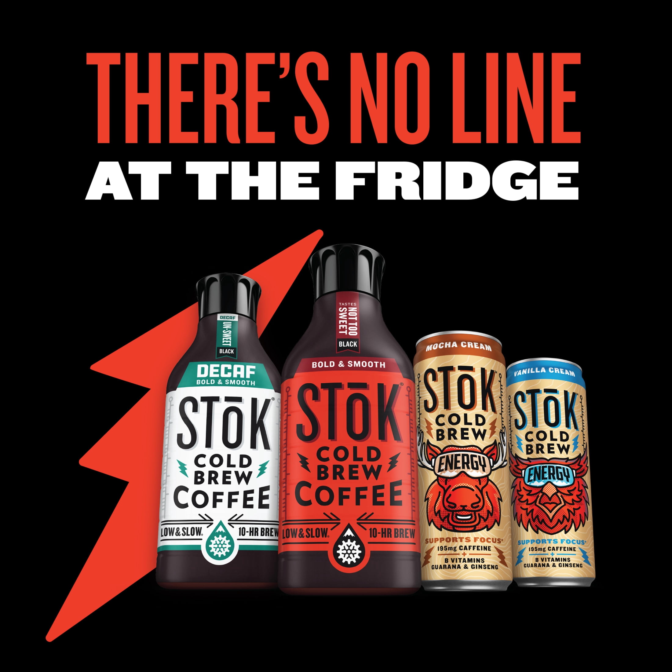 SToK Sweetened Pumpkin Creamed Ready to Drink Cold Brew Coffee Bottle, 48 fl oz