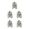 thumbnail image 1 of Guardurnaity Otoño mujeres hombres chaleco de mezclilla sin mangas botón abajo chaqueta ropa Type2 NO2, 1 of 6