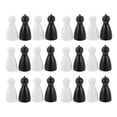 thumbnail image 4 of 40 piezas de ajedrez con forma humana, peones de juego de mesa, piezas de plástico, accesorio para juego., 4 of 6