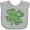 AC-Heather Grey, variant on Inktastic Happy St. Patrick's Day Shamrock in Green Boys or Girls Baby Bib