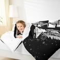 thumbnail image 4 of Manfei Music Guitar Bedding Comforter Set,Musical Instrument Twin Comforter Sets,White Black Bedding Set For Girls Kids,Microfiber Bedroom Decor Reversible,2-Piece, 4 of 8