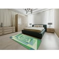 thumbnail image 5 of Ahgly Company Machine Washable Indoor Rectangle Transitional PaleGreen Area Rugs, 5' x 8', 5 of 7