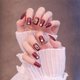 thumbnail image 2 of Uñas postizas HUOGUO Red Diamonds de larga duración, 24 unidades con pegamento, 2 of 5