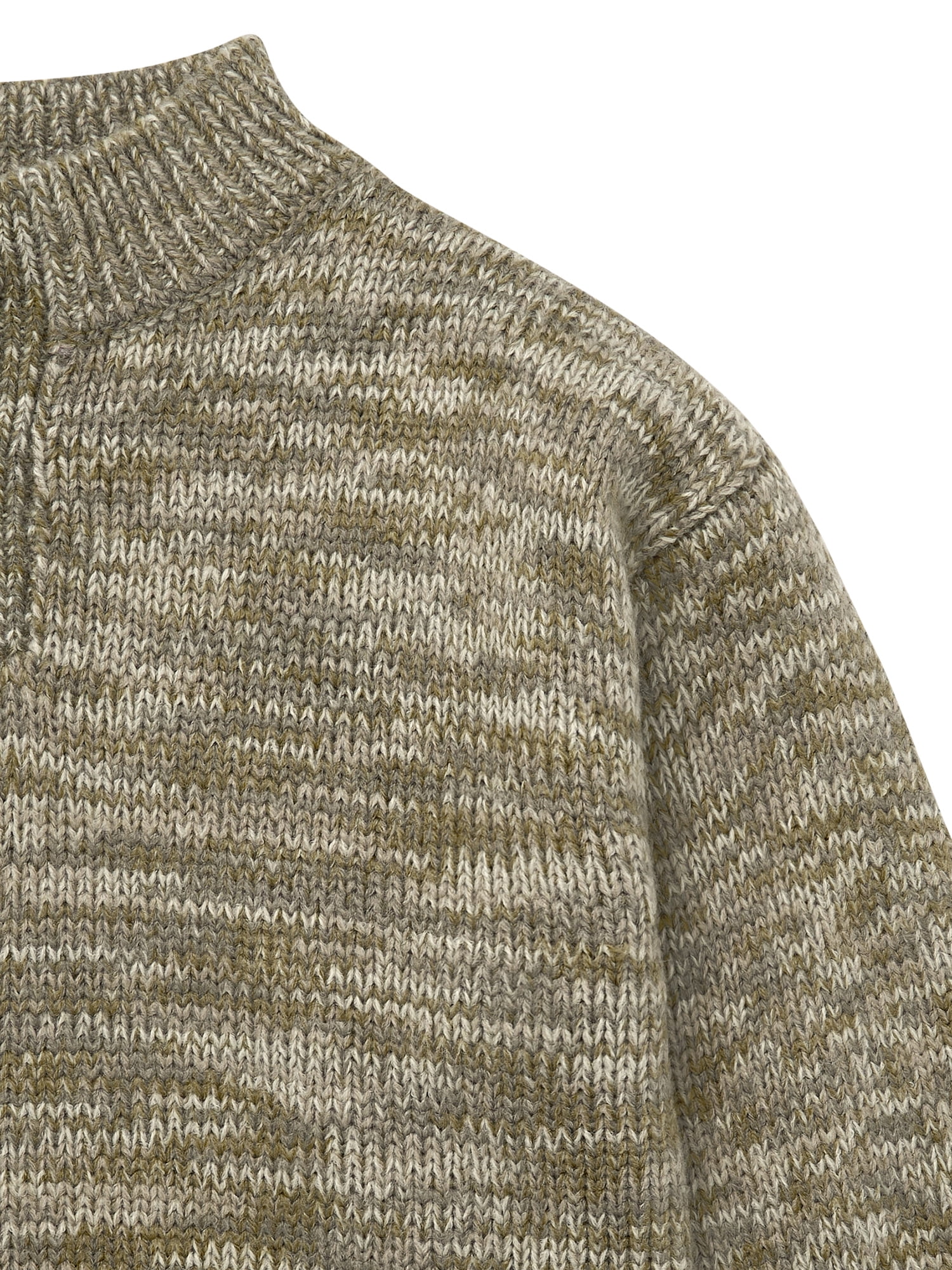 Modern Moments by Gerber Toddler Boy Yarn Dye Mock Neck Sweater, 12 Months - 5T