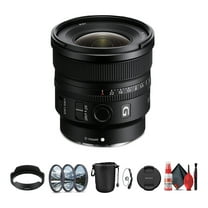 Sony FE 16mm f/1.8 G Ultra-Wide Prime Lens Bundle with Filter and Cleaning Kit (International Model)
