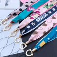 thumbnail image 4 of Ladies Scarf Colorful Printing Hanging Neck Strap Mobile Phone Lanyard With Keychain Metal Clip Anti-lost Lanyard Jewelry, 4 of 4