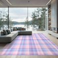Checker Area Rug ODIKA 6'x9' Ultra-Soft Area Rug, Ombre Motifs Gradient Checkerboard ...