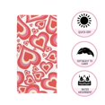 thumbnail image 3 of Groovy hearts seamless pattern Bath Towel Absorbent Soft Decoration Hand Tower Multiuses for Bathroom Hotel Gym Spa Beach 30 x 15 inch, 3 of 6