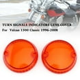 thumbnail image 1 of Turn Signals Indicators Lens Cover For Yamaha Kawasaki Vulcan 1500 VN Amber, 1 of 7