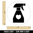 thumbnail image 2 of Spray Bottle Silhouette with Heart Self-Inking Rubber Stamp Ink Stamper - Red Ink - Medium 1 Inch, 2 of 7