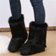 thumbnail image 5 of Botas de nieve de tubo medio de felpa de lujo Botas de mujer de felpa de talla grande para mujer Wmkox8yii ghj1463, 5 of 6
