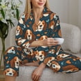 thumbnail image 6 of Sikiie Cute Puppy Women's Long-Sleeve Shirt and Full-Length Bottom Pajama Set (s-xxl)-Medium, 6 of 7
