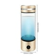 thumbnail image 2 of Generador portátil de botella de agua de hidrógeno con tecnología SPE y PEM Máquina ionizadora de agua de hidrógeno recargable para viajes en casa, fitness, bebida diaria - 330 ml, 2 of 8