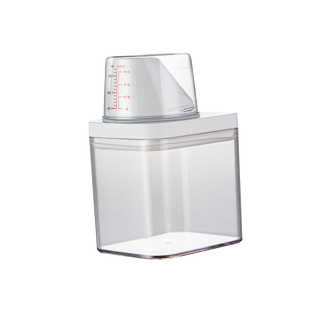 Organizador de despensa con contenedor de cereales y taza medidora, resistente al agua. S(700ml)