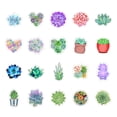 thumbnail image 2 of Adhesivos para álbum de recortes con plantas suculentas y cactus, impermeable, 50 unidades, 2 of 2
