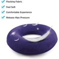 thumbnail image 3 of Tutuviw Donut Cushion Seat Chair Seat Cushion for Traveling in Car Seat Inflatable Seat Cushion Pad with Pump-Gray, 3 of 7