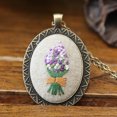 thumbnail image 2 of Coofit 5 Ensembles Broderie Starter Kit Créatif Rétro DIY Charme Collier Pull Collier, 2 of 10